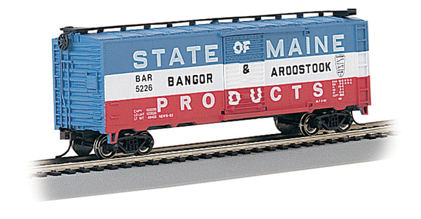 Bachmann 17038 Bangor & Aroostock State of Maine 40' Boxcar HO Scale