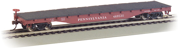 Bachmann 17314 Pennsylvania Railroad PRR 52' Flat Car HO Scale