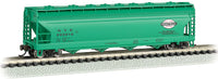 Bachmann 17552 New York Central NYC 56' 4 Bay Center Flow Hopper #892010 Green hopper with black letters