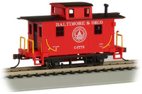 Bachmann 18404 Baltimore & Ohio B&O Old Time Bobber Caboose #1775 HO Scale