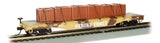 Bachmann 18934 DESERT CAMOUFLAGE WITH CRATES - 52' FLATCAR HO Scale