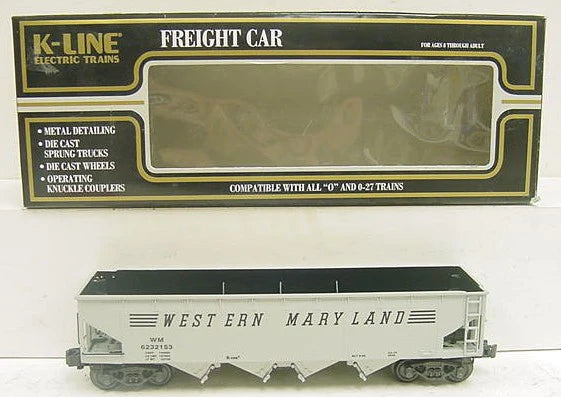 K-Line K623-2153 Western Maryland Die-Cast Hopper LN/Box