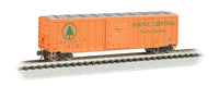 Bachmann 19661 Maine Central 50' Sliding Door Boxcar Orange with green tree and lettering