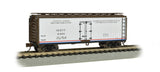 Bachmann 19853 Merchant's Despatch MDT 40' Wood-Side Reefer #6458 White car with brown top and ends and black lettering