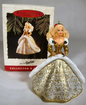 Hallmark Ornament 1994 Holiday Barbie