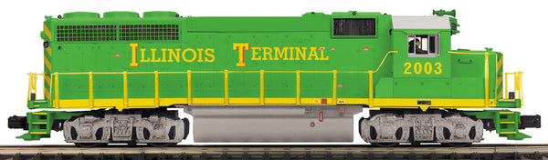 MTH Premier 20-20835-1 Illinois Terminal IT GP-40 Diesel Engine w/Proto-Sound 3.0 (Hi-Rail Wheels) Cab No. 2003