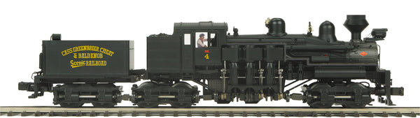 MTH Premier 20-3876-1 Cass Scenic Railroad 3-Truck Shay Steam Engine w/Proto-Sound 3.0 (Hi-Rail Wheels) - Cab No. 4 PREORDER Limited