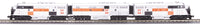 MTH DAP 20-80003B & 20-80003C New Haven F-3 ABA Diesel Set & 5-Car 70' ABS Passenger Set