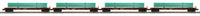 MTH Premier 20-92319 Canadian National CN 4-Car 60’ Flat Car w/Pipe Load Set #49508, #49510, #49512, #49514