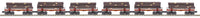 MTH Premier 20-92337 Red River Logging Co. 6 Car Skeleton Flat Car Set w/Log Load Limited