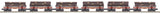 MTH Premier 20-92338 Red River Logging Co. 6 Car Skeleton Flat Car Set w/Log Load Limited