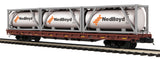 MTH Premier 20-95292 Norfolk Southern NS 60' Flat Car w/(3) Tank Containers