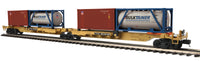 MTH Premier 20-95297 TTX Union Pacific UP 2-Car Spine Car Set w/(1) Tank Container (1) 20' Container