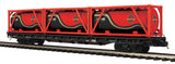 MTH Premier 20-95337 Norfolk Southern NS 60' Flat Car w/3 Tank Containers #911019