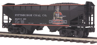 MTH Premier 20-97517 Pittsburgh / Champion Coal 2 Bay Offset Hopper Car w/Coal Load