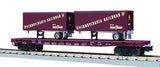 MTH Premier 20-98104 Pennsylvania Railroad PRR Flat car with 2 Trailers #469677