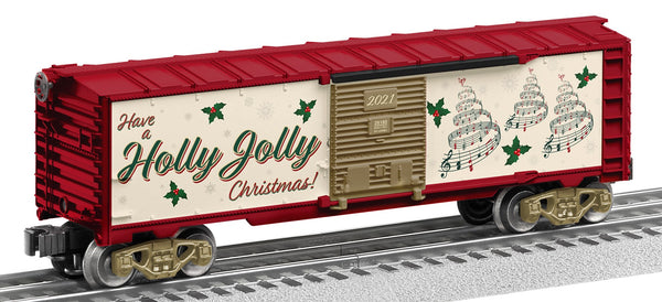 Lionel 2128180 Merry Christmas Sound Boxcar #21 from 2021