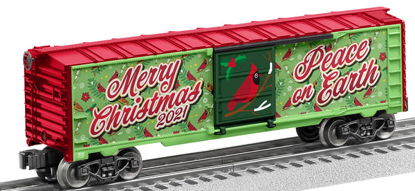 Lionel 2128190 Christmas Boxcar 2021 O-scale