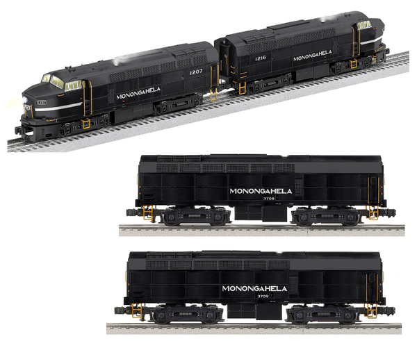Lionel 2133240 Monongahela Legacy Sharks with 2133248 Monongahela Legacy Powered B Unit and 2133249 Monongahela Superbass Legacy B Unit Limited