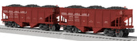 Lionel 2226940 Pennsylvania Railroad PRR 2 Bay Hopper 2-Pack Limited