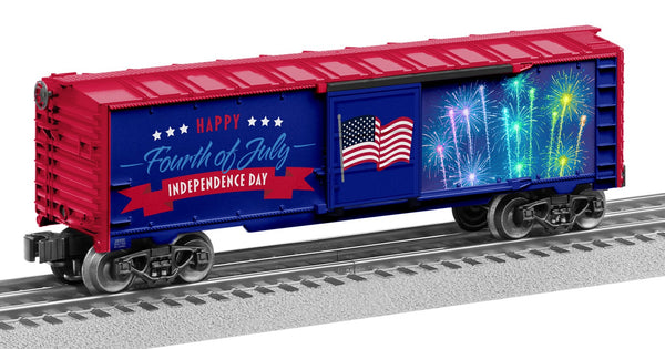 Lionel 2228400 Fourth of July Illuminated LED Boxcar with Sound  Limited