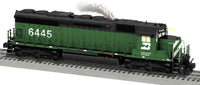 Lionel 2233081 Burlington Northern BN SD45 Engine BTO #6445 with 2233088 Superbass Limited