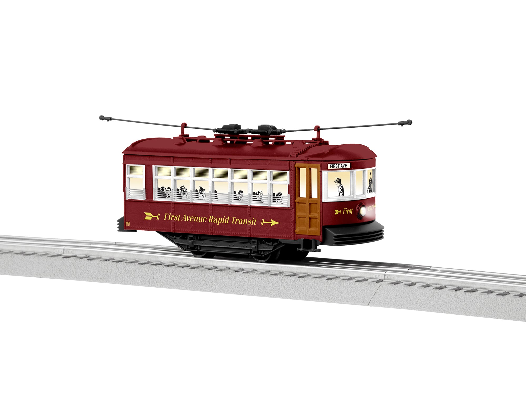 Lionel Trains Holiday Trolley store Set