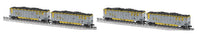 Lionel 2243020 CSX Rotary Gondola 4 Pack