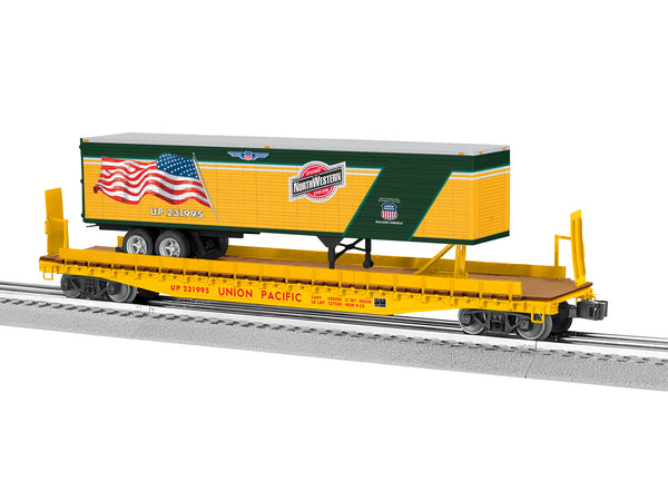 Lionel 2326010 Union Pacific UP Chicago Northwestern NW Heritage TOFC Flat car V2 Limited