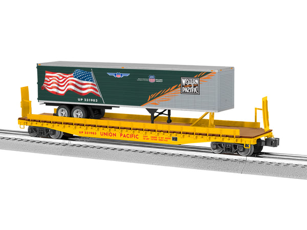 Lionel 2326060 Union Pacific UP Western Pacific WP Heritage TOFC Flat car V2 Limited