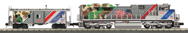 MTH 30-20520-1 Union Pacific UP (Spirit of Union Pacific) Support Our Troops SD70ACe Imperial Diesel & Caboose Set With Proto-Sound 3.0 -