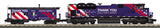 MTH 30-20823-1 Montana Rail Link Essential Workers SD70ACe Imperial Diesel & Caboose Set With Proto-Sound 3.0 - Cab No. 4404