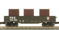 MTH 30-4136B Pennsylvania Railroad PRR Gondola with three LCL Containers
