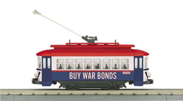 MTH 30-5217 War Bonds Bump-n-Go Trolley #99