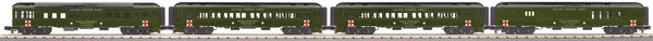 MTH 30-69330 U.S. Army 4 Car Madison Passenger Set o scale new