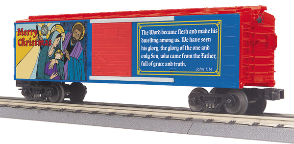 MTH 30-71021 Christmas (Traditional) Box Car - IND