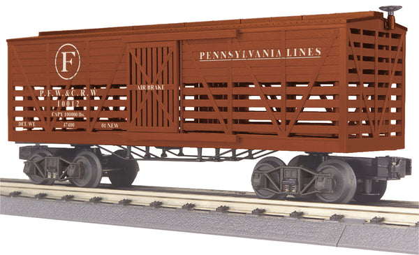 MTH 30-7144 Pennsylvania Railroad PRR 19th Century Stock Car