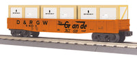 MTH 30-72177 Denver & Rio Grande Gondola Car with Crates