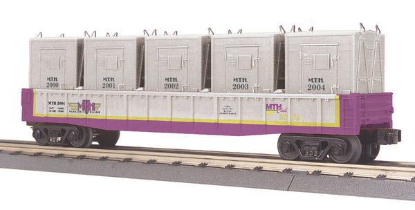 MTH 30-7267 MTHRRC Car No. 2004 Gondola Car w/LCL Containers (5) Used AZ