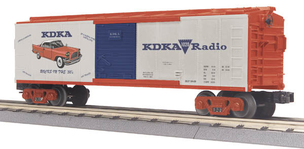 MTH 30-74350 KDKA Pittsburgh Radio Station 1950's Boxcar