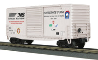 MTH 30-74685 Norfolk Southern NS Hi Cube Boxcar #658265 Horseshoe Curve Railroaders Memorial Museum Altoona Pennsylvania o scale new