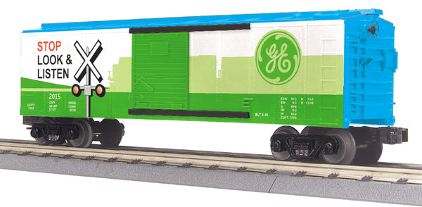 MTH 30-74819 General Electric Boxcar with Blinking LED's #2015