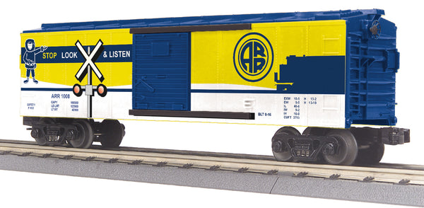 MTH 30-74855 Alaska Railroad ARR Boxcar with Blinking LEDs o scale new