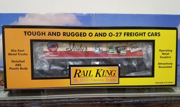 MTH 30-76153 Isaly's Flat Car w/ Trailer