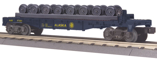 MTH 30-76366 Alaska Flat Car w/Wheel Set