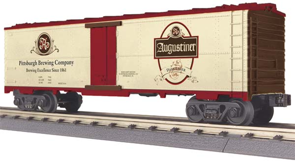 MTH 30-78121 Pittsburgh Brewing Company Augustiner Dark Lager Modern Reefer Car