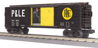 MTH 30-79427 Pittsburgh & Lake Erie P&LE Operating Box Car w/Signal Man -  Car No. 6014 o scale