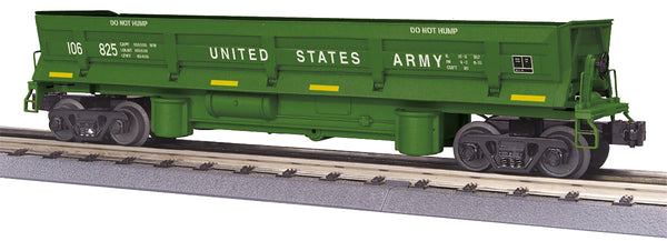 MTH 30-79590 U.S. Army Dump Car w/Operating Bay - Car No. 106825