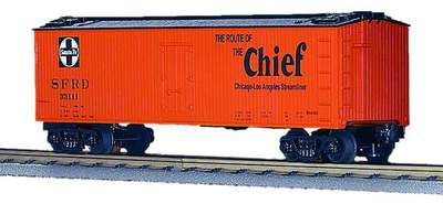 MTH 30-8602 ATSF Santa Fe Chief Die-Cast Reefer Car -  #33111