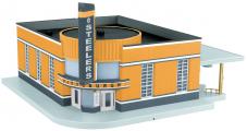 MTH 30-90305 Pittsburgh Steelers Bus Station NFL